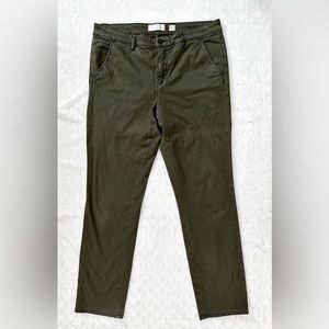 Anthropologie Hei Hei Olive Green Chino Pants